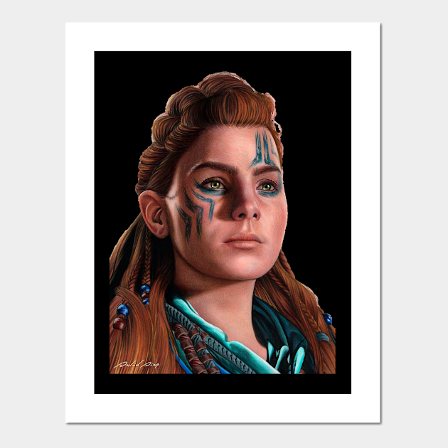 Aloy Horizon Zero Dawn Aloy Posters And Art Prints Teepublic